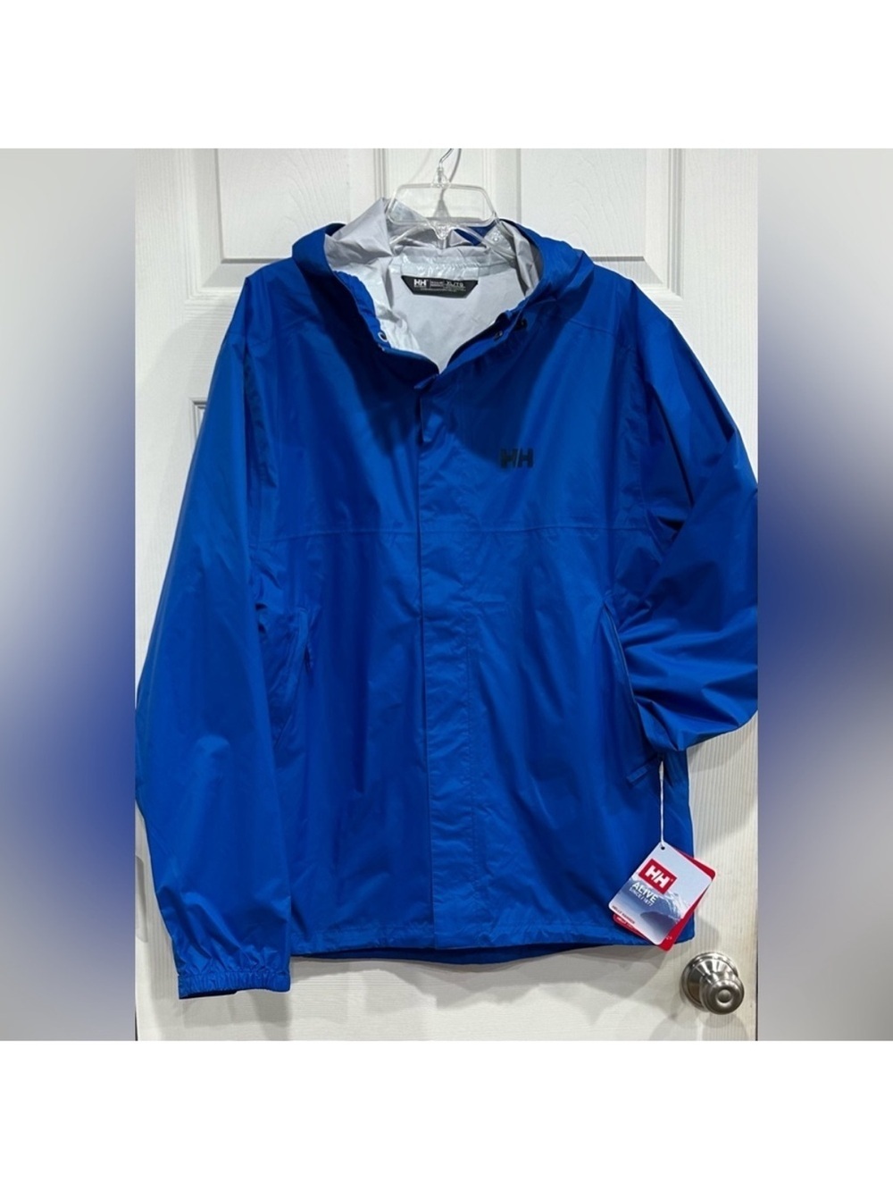 Helly Hansen Men's Small Loki Rain Jacket Cobalt Blue NWT Waterproof Performance